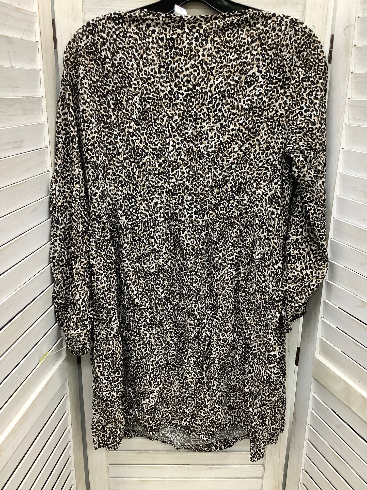 Dress Casual Midi By Old Navy In Leopard Print, Size: S