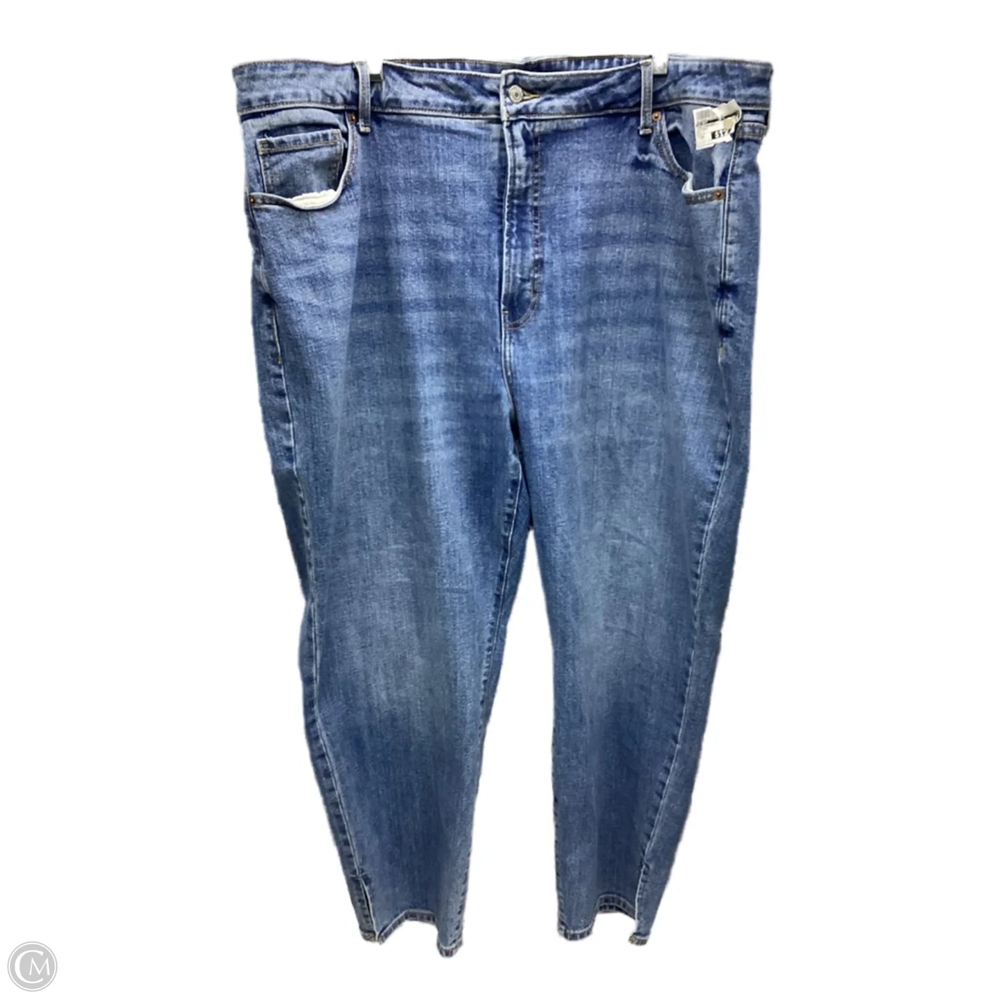 Jeans Straight By Old Navy In Blue Denim, Size: 24