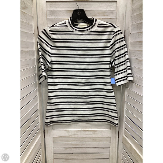Top Short Sleeve By Maeve In Striped Pattern, Size: S