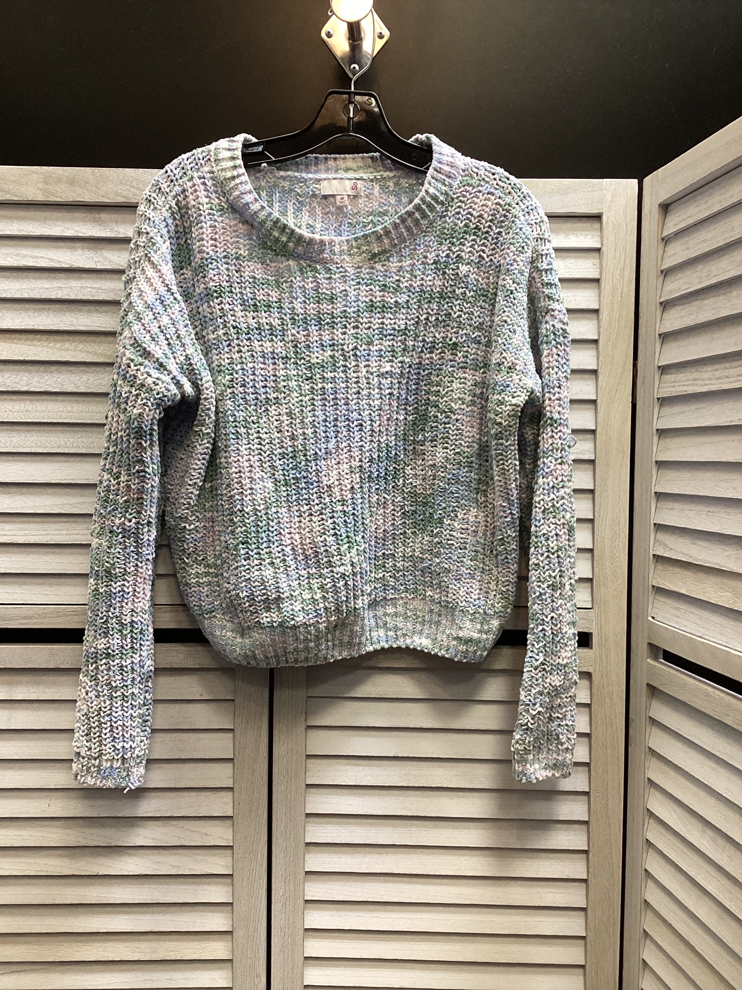 Sweater By So In Multi-colored, Size: M