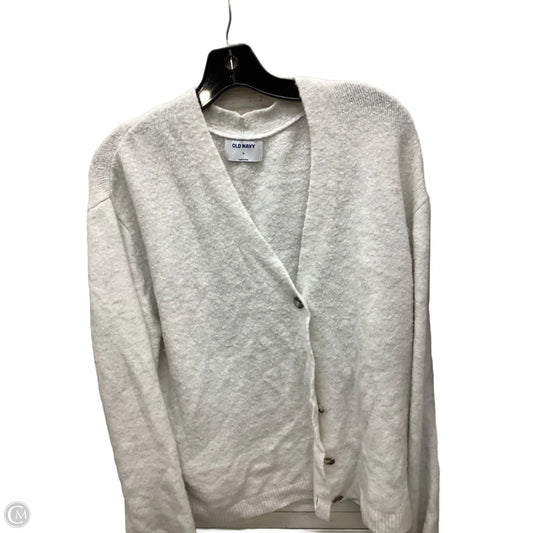Sweater Cardigan By Old Navy In White, Size: Xl