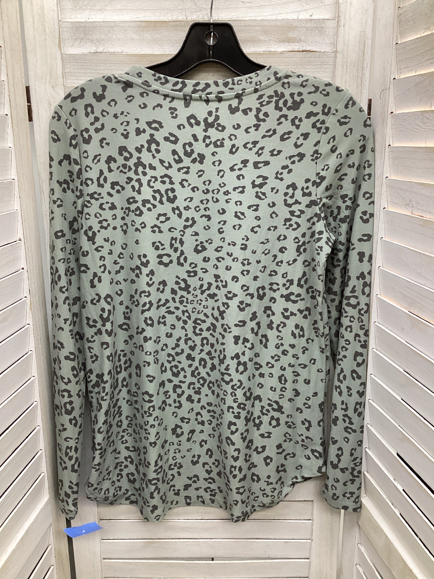 Top Long Sleeve By Pink Rose In Animal Print, Size: Xs