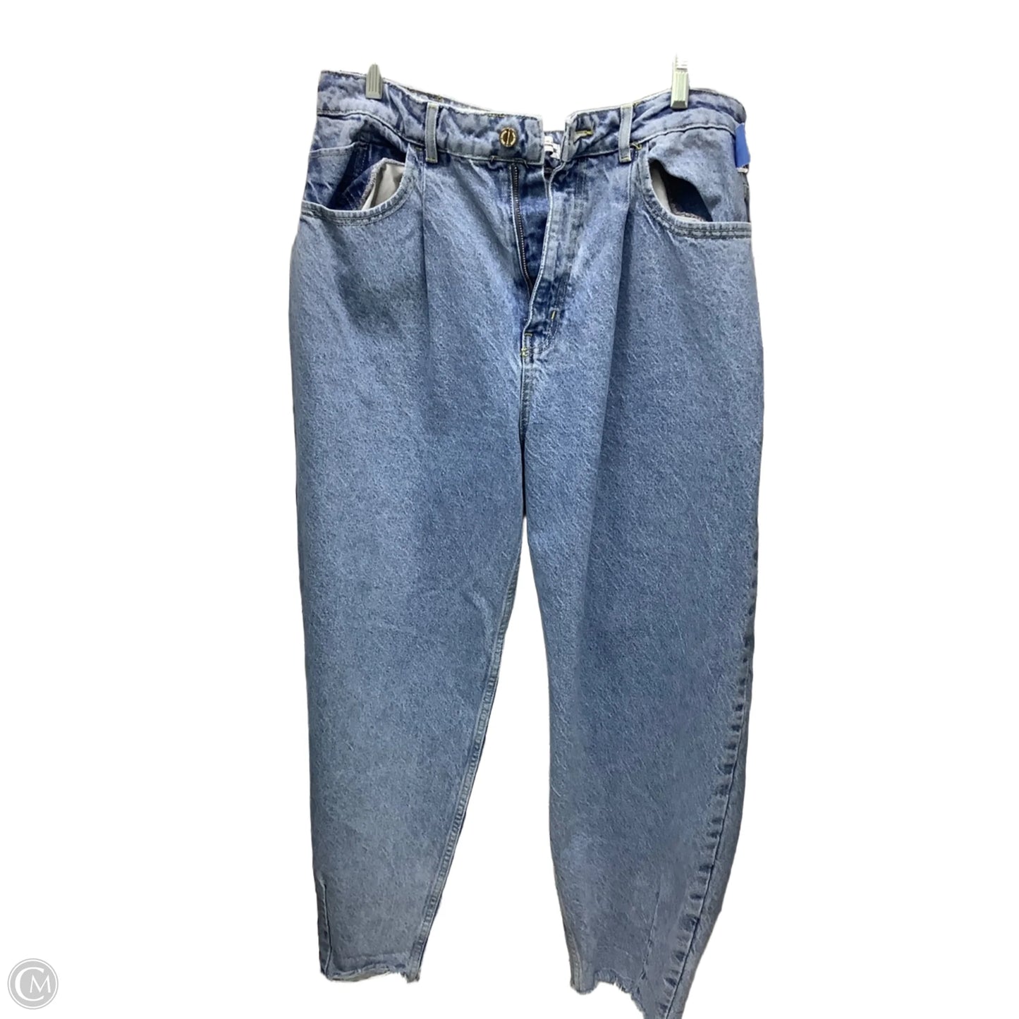 Jeans Boyfriend By Zara In Blue Denim, Size: 10