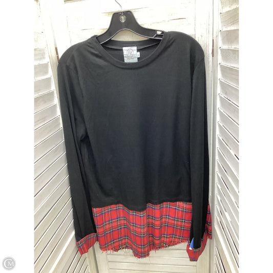 Top Long Sleeve By Clothes Mentor In Black, Size: L