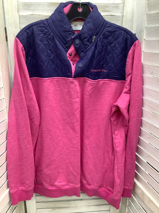 Sweatshirt Hoodie By Vineyard Vines In Pink, Size: Xl