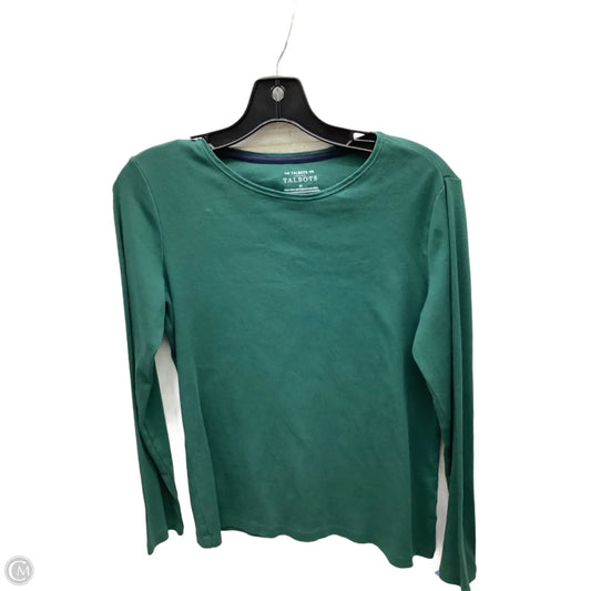 Top Long Sleeve By Talbots In Green, Size: M