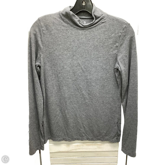 Top Long Sleeve By Talbots In Grey, Size: Xs