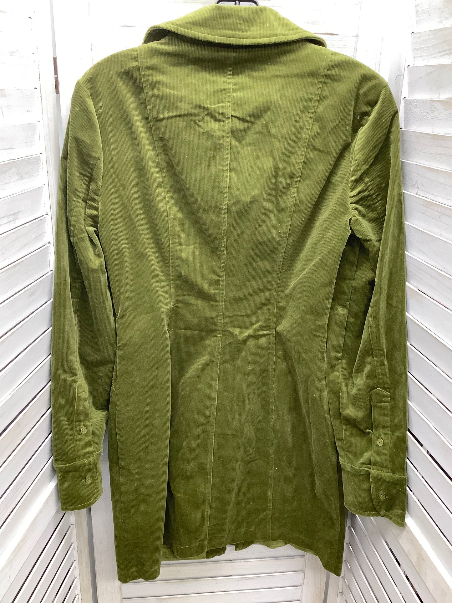 Dress Casual Midi By 7 For All Mankind In Green, Size: 2