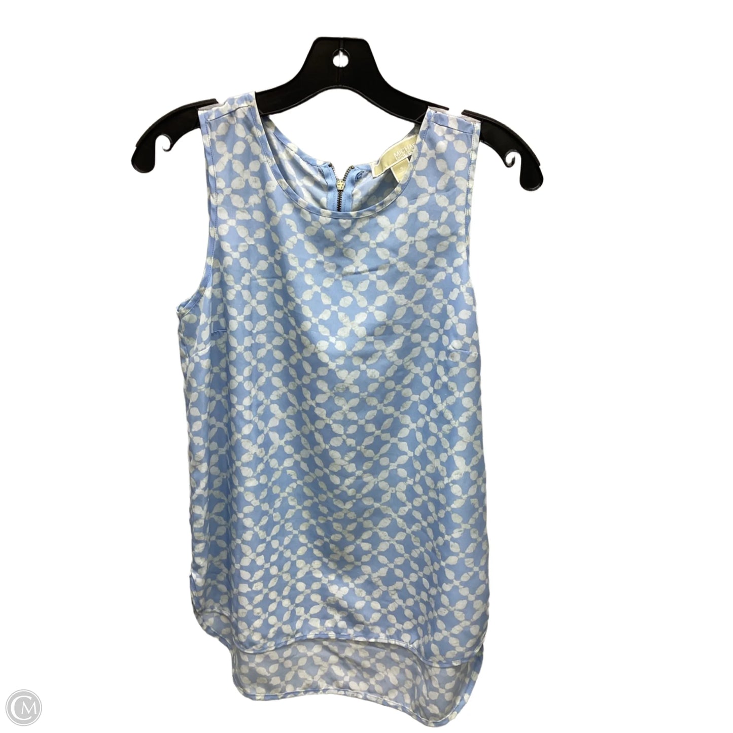 Top Sleeveless By Michael By Michael Kors In Blue & White, Size: S