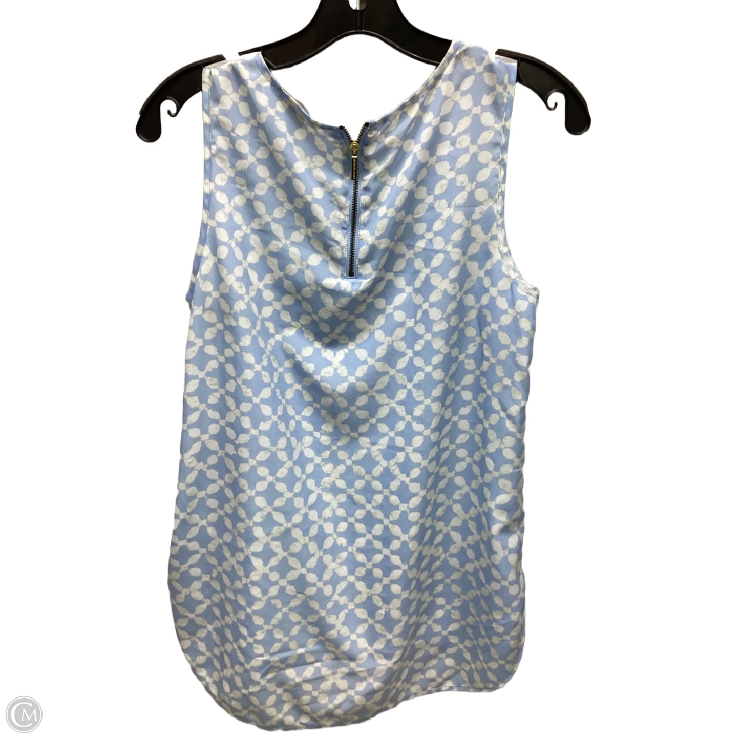 Top Sleeveless By Michael By Michael Kors In Blue & White, Size: S