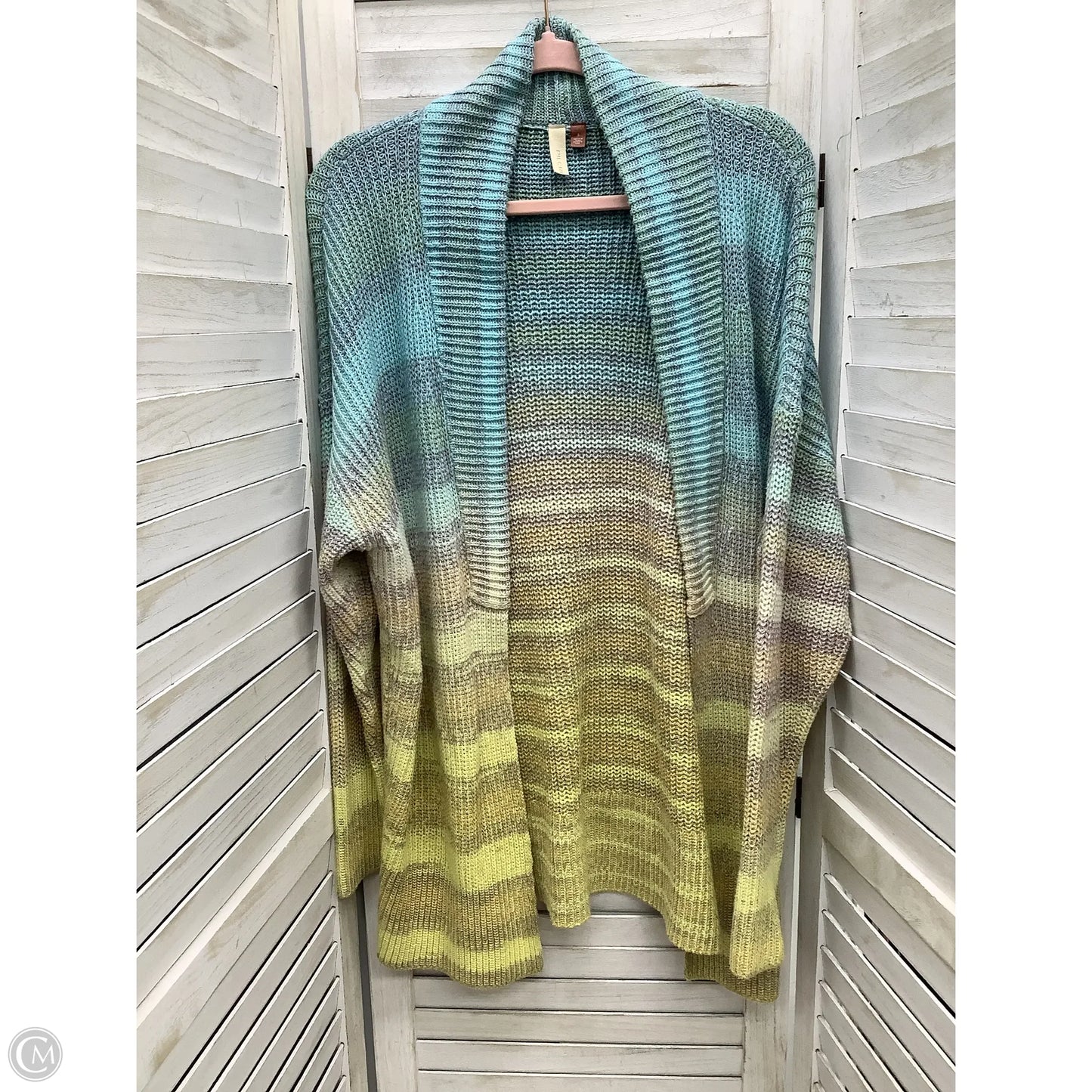 Sweater Cardigan By Pilcro In Multi-colored, Size: S