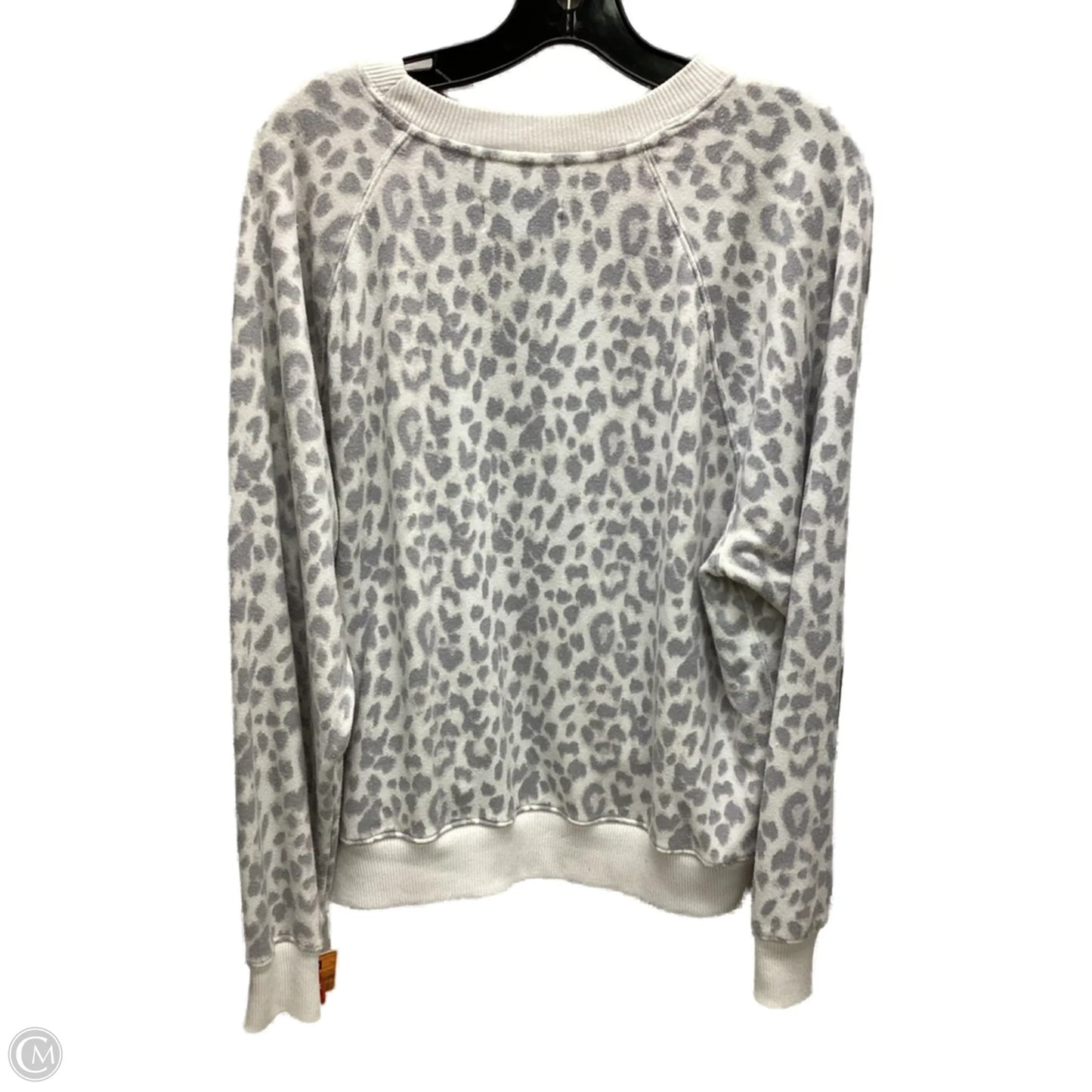 Sweatshirt Crewneck By Victorias Secret In Leopard Print, Size: L