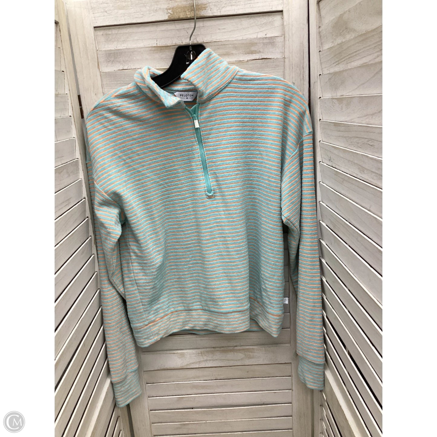 Sweatshirt Collar By Pendleton In Striped Pattern, Size: Xs