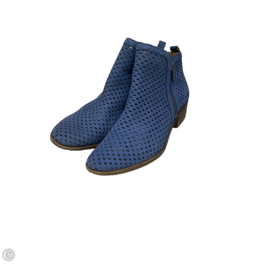Boots Ankle Heels By Lucky Brand In Blue, Size: 9