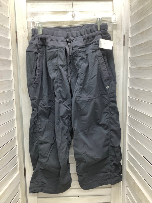 Athletic Capris By Lululemon In Grey, Size: 8