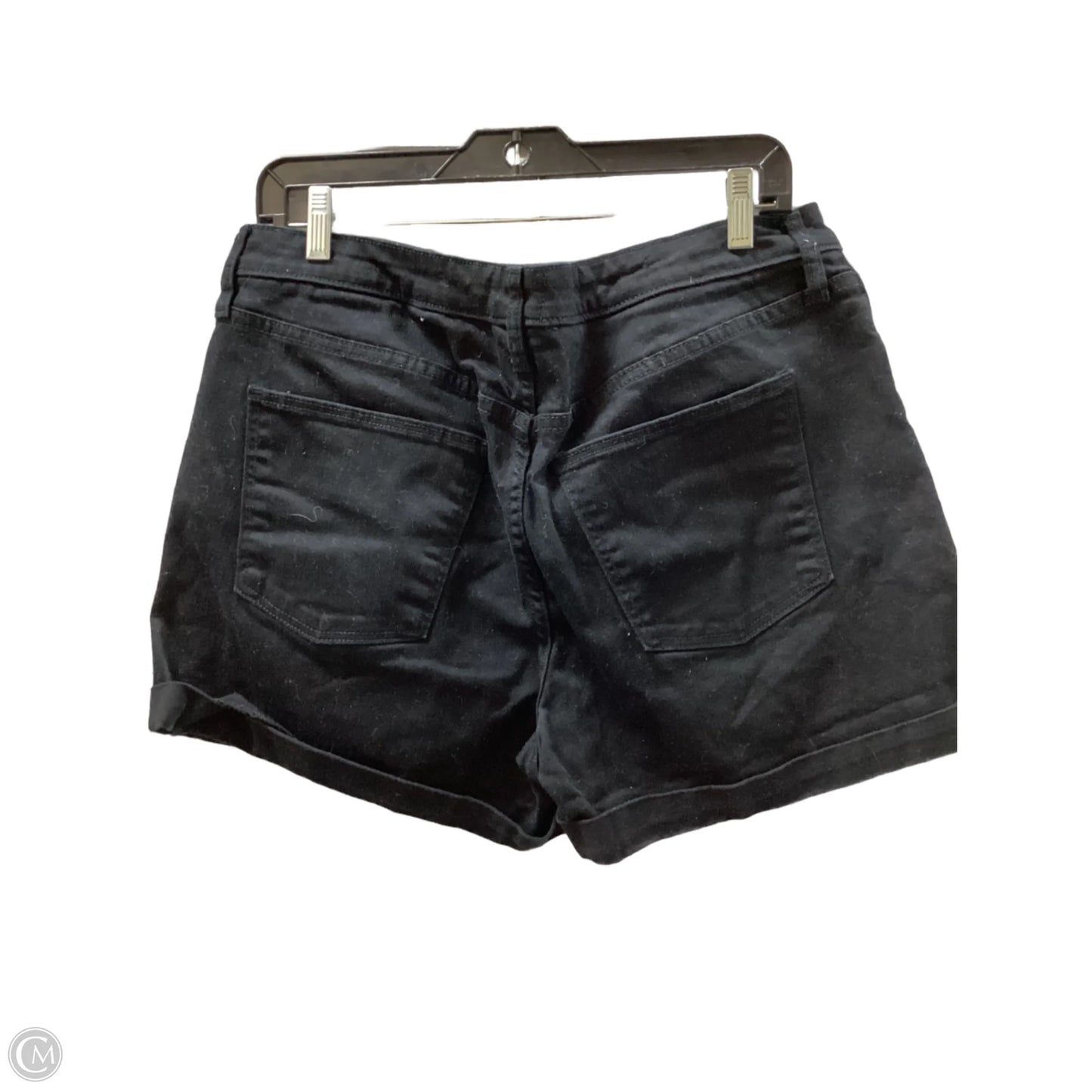 Shorts By Universal Thread In Black Denim, Size: 16