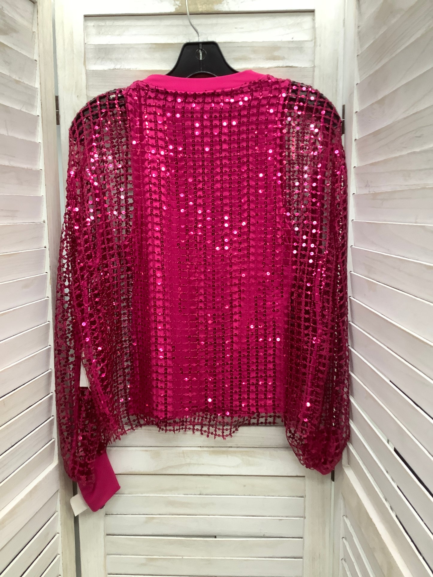 Top Long Sleeve By Pilcro In Pink, Size: Xs
