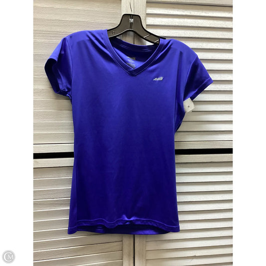 Athletic Top Short Sleeve By Avia In Blue, Size: S