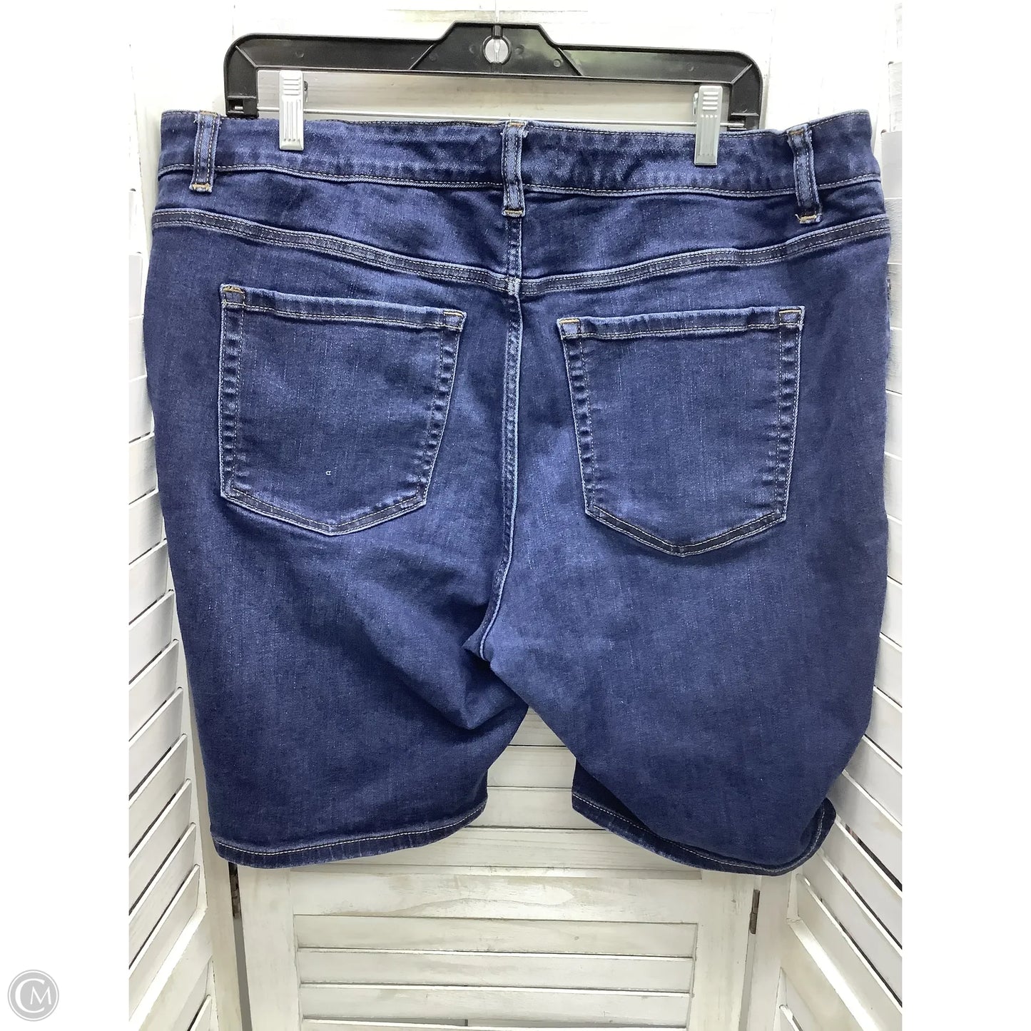 Shorts By Lane Bryant In Blue Denim, Size: 22