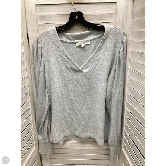 Top Long Sleeve By Loft In Blue, Size: L