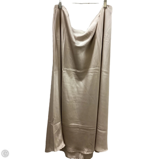 Skirt Maxi By A New Day In Beige, Size: 3x