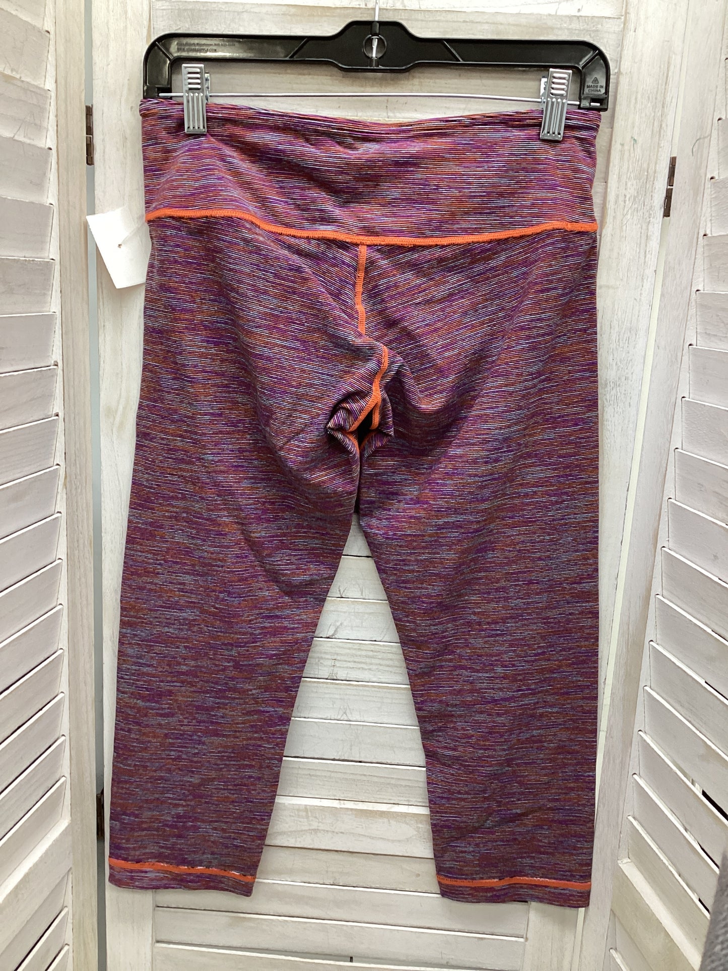 Athletic Capris By Lululemon In Multi-colored, Size: 8