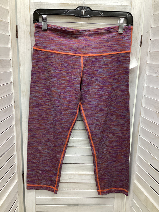 Athletic Capris By Lululemon In Multi-colored, Size: 8