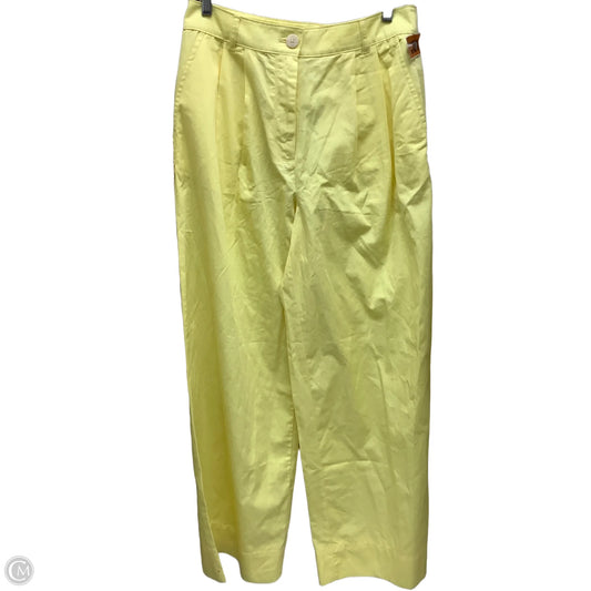 Pants Wide Leg By Loft In Yellow, Size: 4