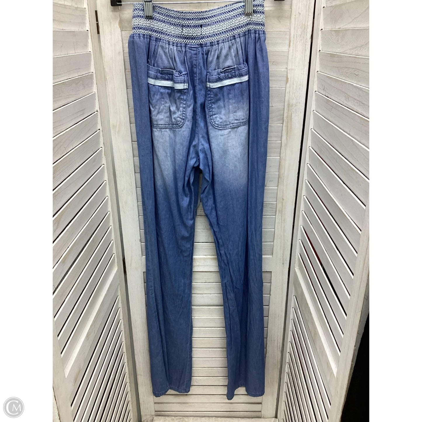 Pants Wide Leg By Clothes Mentor In Blue, Size: L