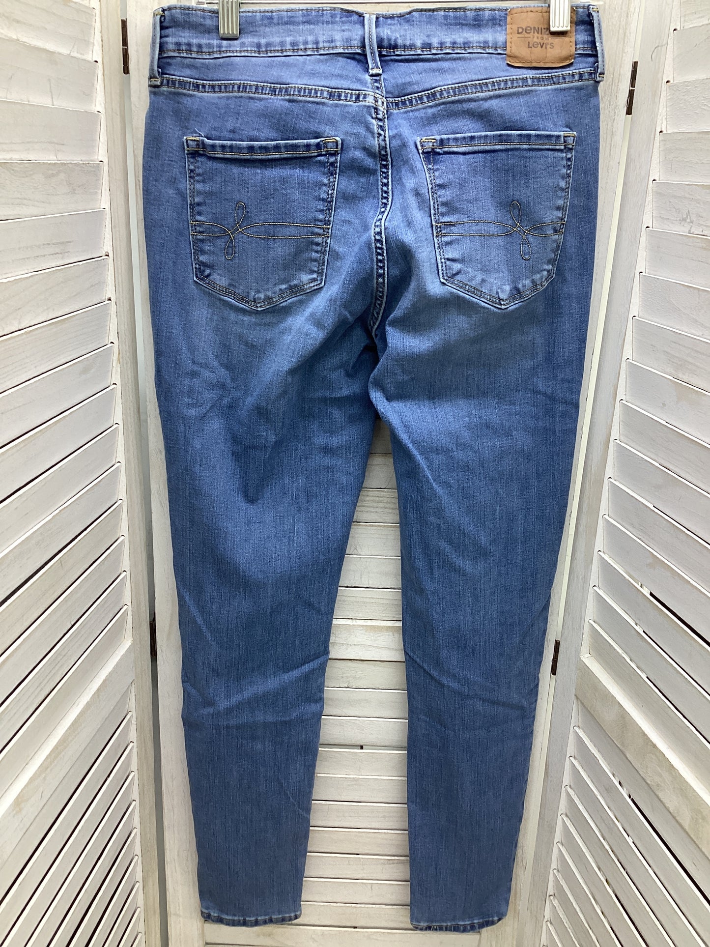 Jeans Skinny By Levis In Blue Denim, Size: 8l