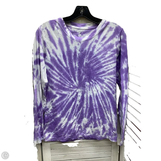 Top Long Sleeve By Clothes Mentor In Tie Dye Print, Size: M