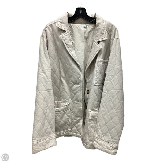 Jacket Puffer & Quilted By Clothes Mentor In Beige, Size: L