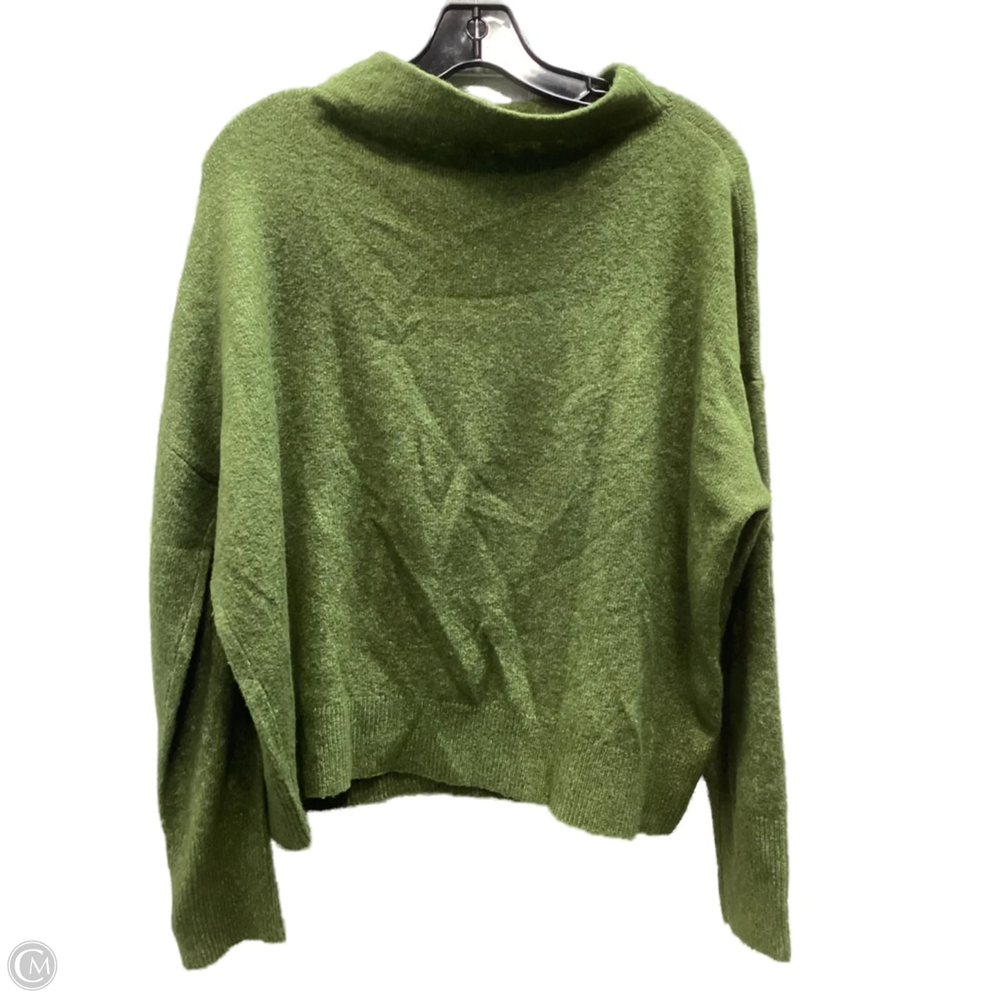 Sweater By Ann Taylor In Green, Size: L