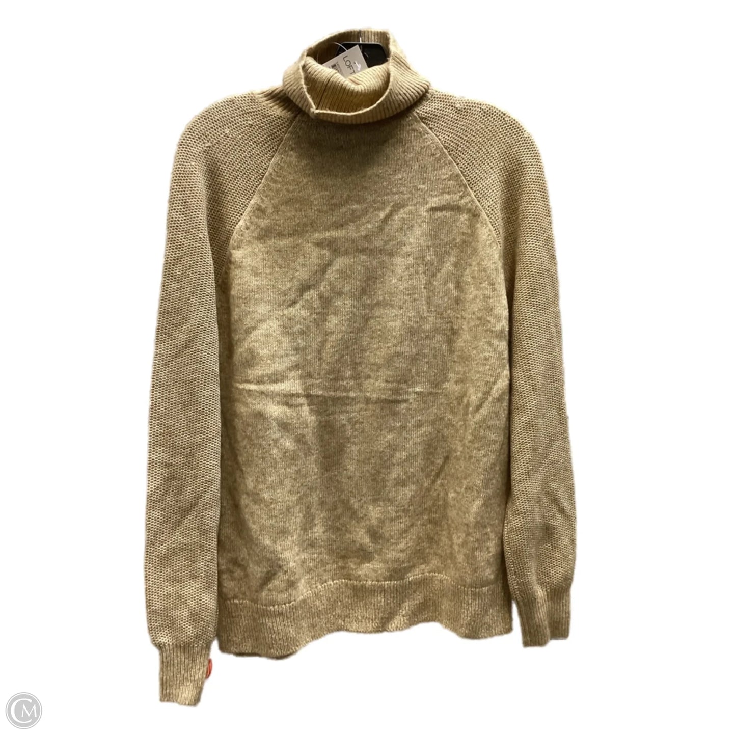 Sweater By Loft In Tan, Size: L