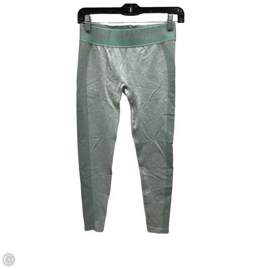 Athletic Leggings By Gym Shark In Green, Size: M