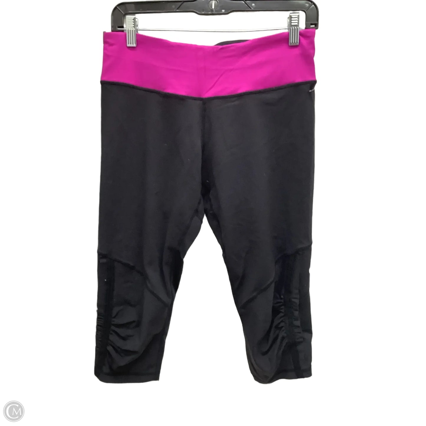 Athletic Pants 2pc By Lululemon In Black & Pink, Size: 12