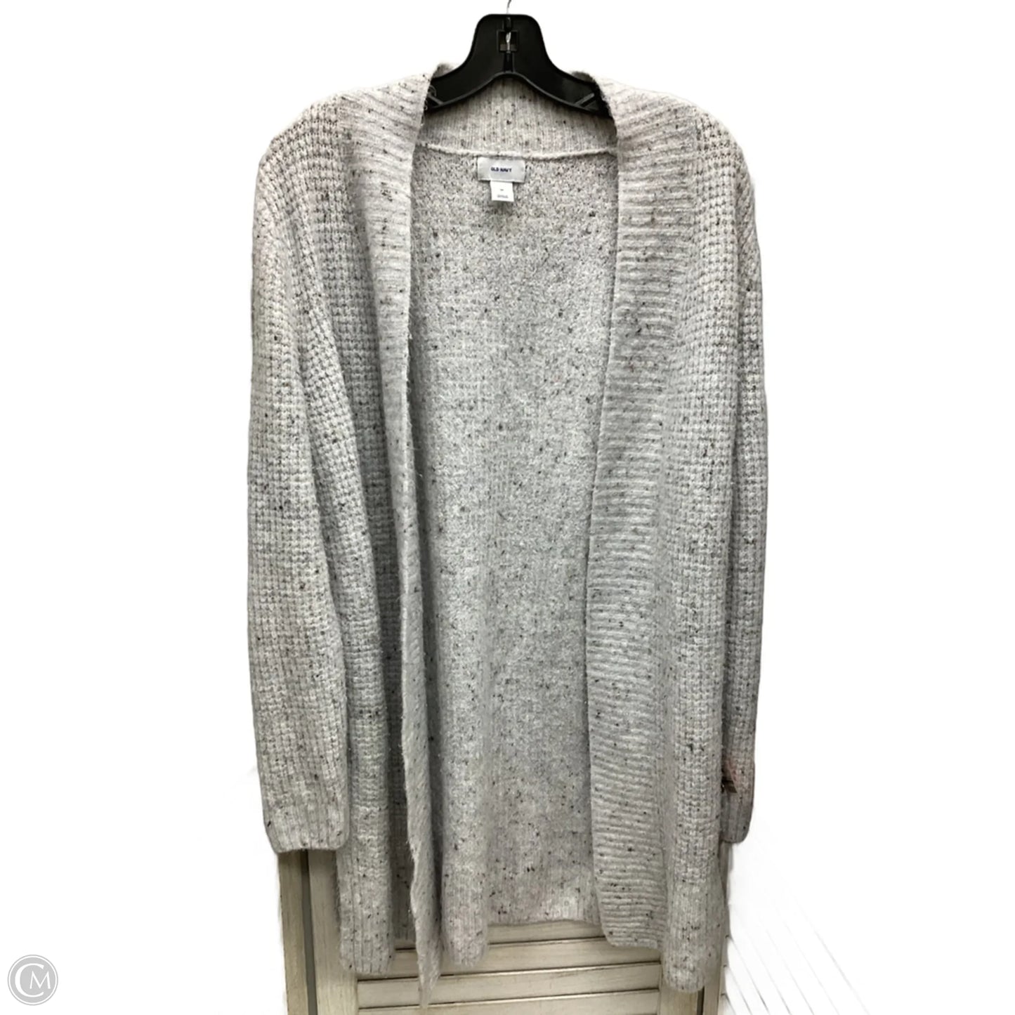 Sweater Cardigan By Old Navy In Grey, Size: M
