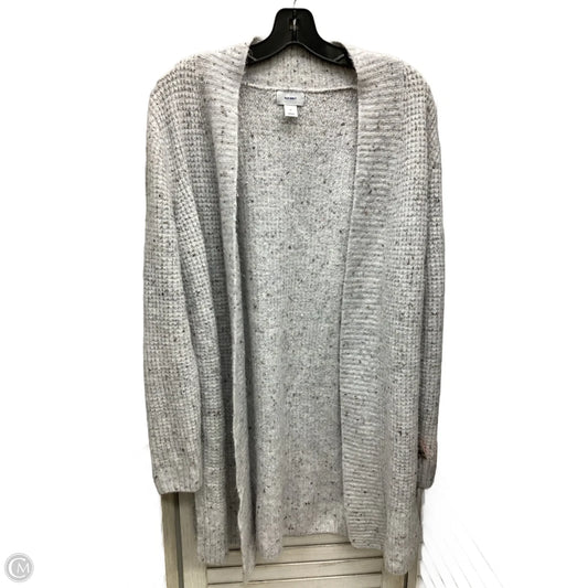 Sweater Cardigan By Old Navy In Grey, Size: M