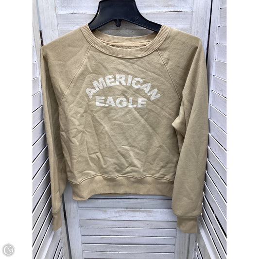 Sweatshirt Collar By American Eagle In Tan, Size: Xs