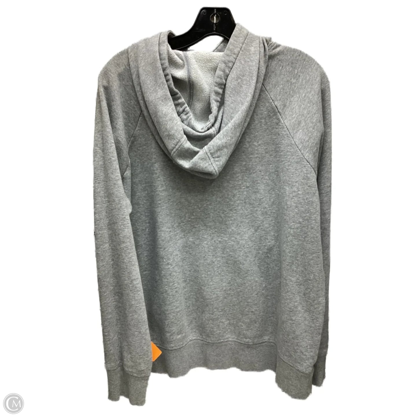 Sweatshirt Hoodie By Under Armour In Grey, Size: L