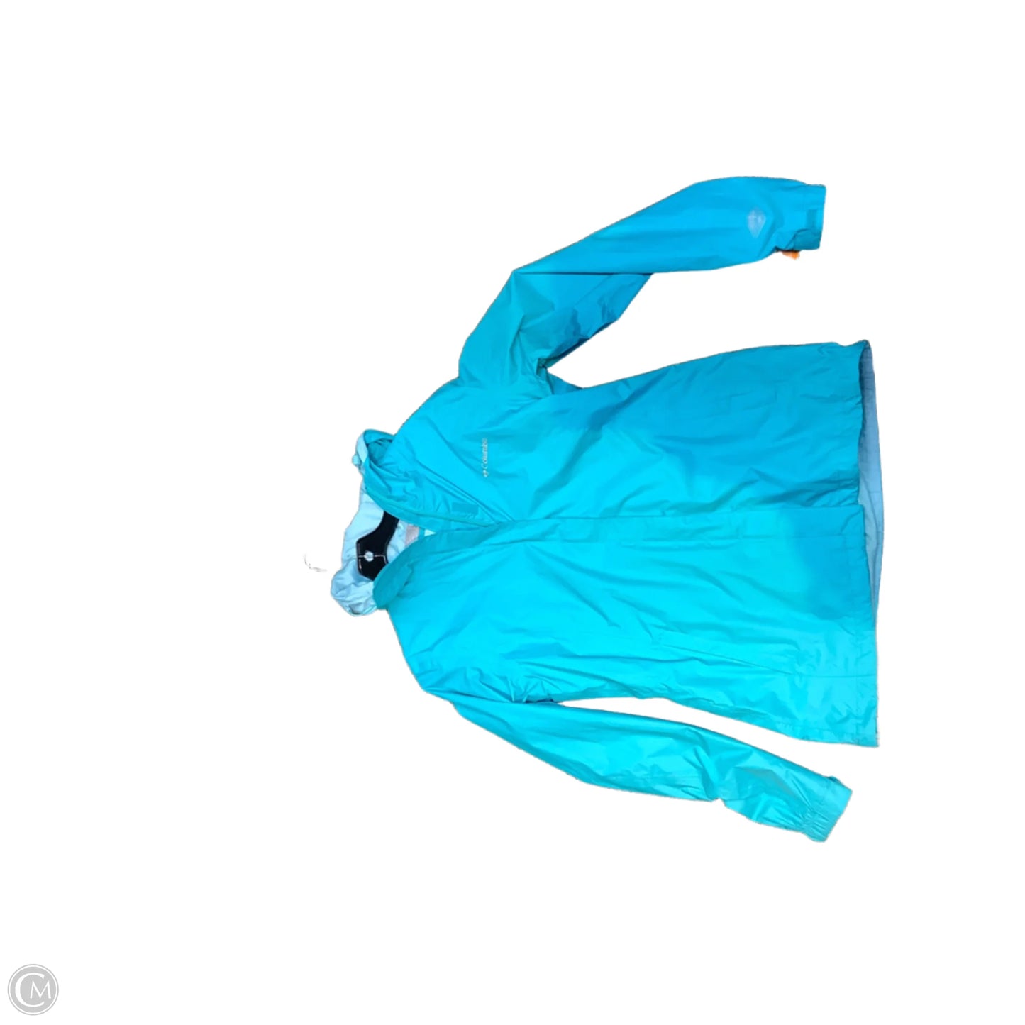 Jacket Windbreaker By Columbia In Teal, Size: M