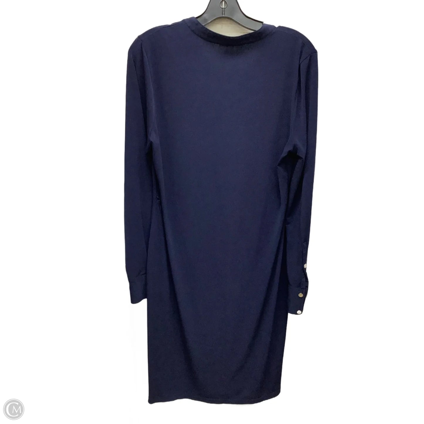 Dress Casual Midi By Calvin Klein In Blue, Size: 10