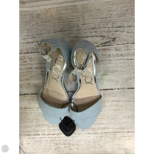Sandals Heels Block By Sugar In Blue, Size: 7