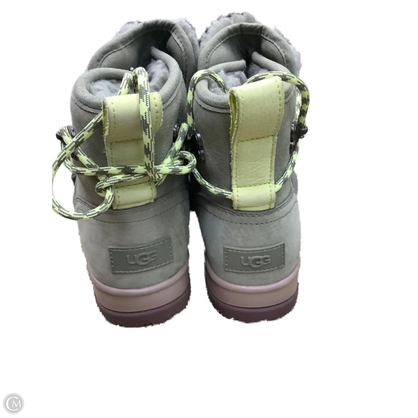 Boots Designer By Ugg In Green, Size: 8
