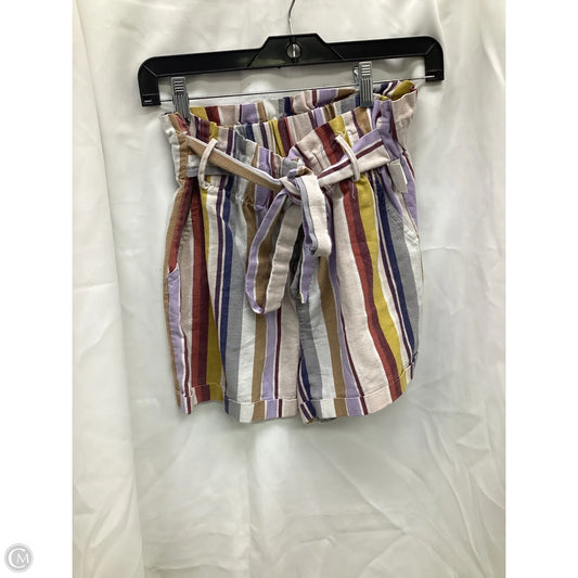 Shorts Set By Haute Monde In Striped Pattern, Size: M