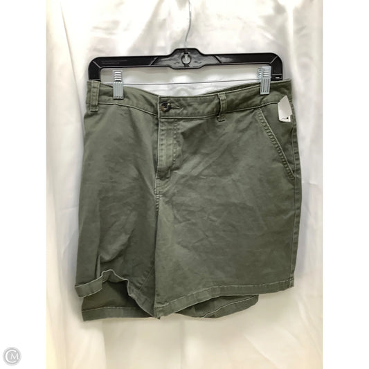 Shorts By Ana In Green, Size: 18