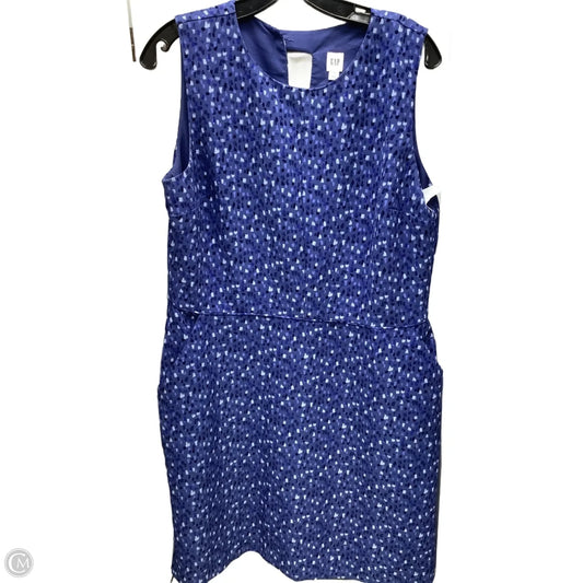 Dress Casual Midi By Gap In Blue, Size: 14