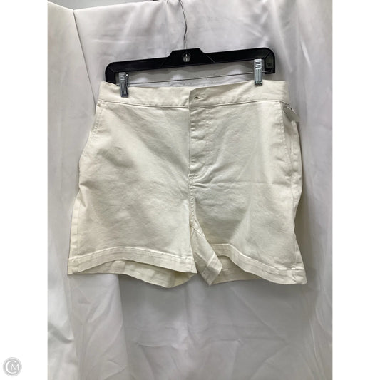 Shorts By Clothes Mentor In Ivory, Size: L