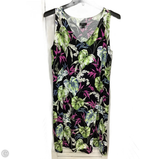 Dress Casual Midi By J. Jill In Tropical Print, Size: S