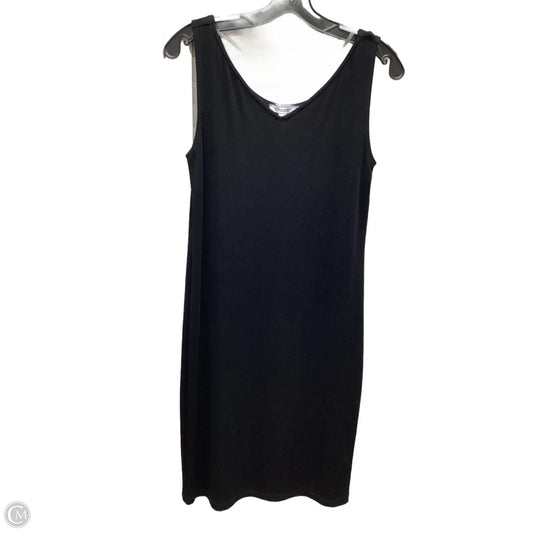 Dress Casual Midi By Chicos In Black, Size: S